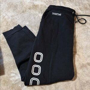 Overtime Men's Black Sweatpants
